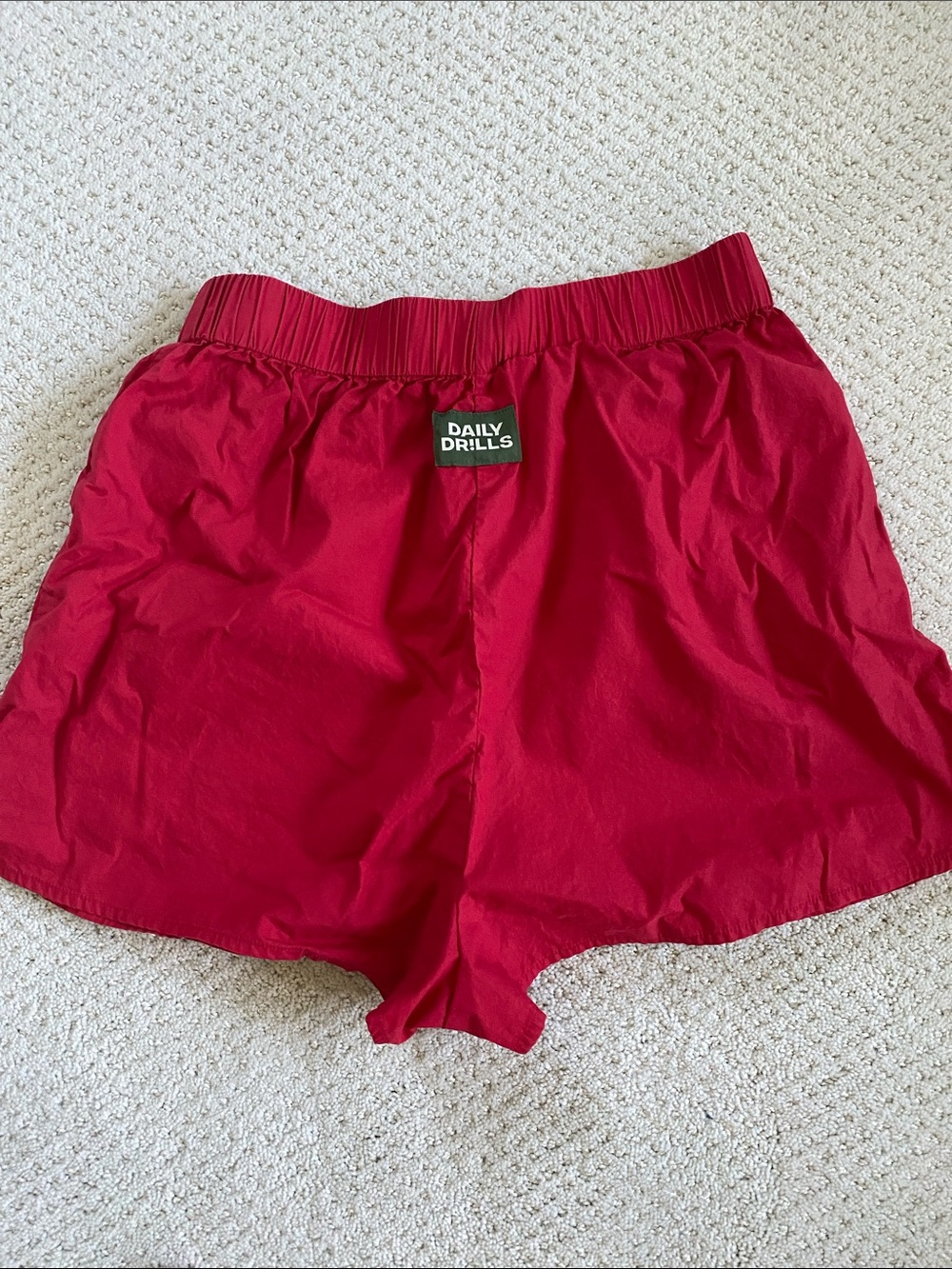 Daily Drills Women's Athletic Shorts in Deep Red